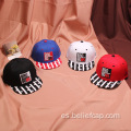 Bordado de parche 3D plano Niños para niños Snapback sombreros